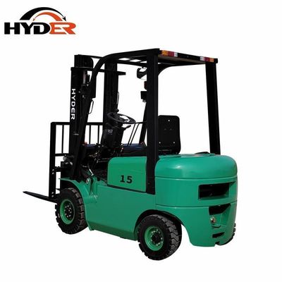228.00cm * 109.00cm * 209.00cm Package Size Lithium Battery 1500kg Electric Forklift