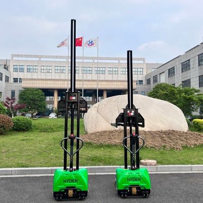 700kg Battery Fork Lift Truck Fully Electric 800/1000/1300/1600mm Self Loading Stacker