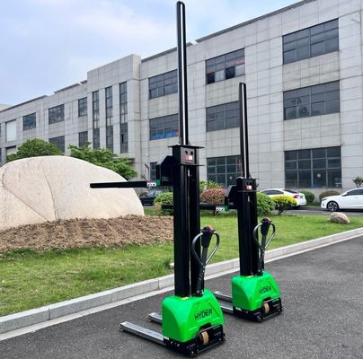 1000kg 1.6m Self Loading Stacker for Truck Material Handling Equipment Electric Power