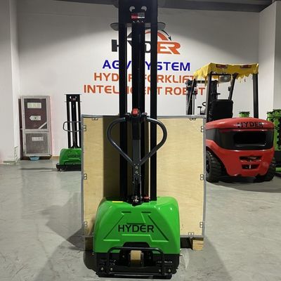 1.3m/1.6m Lift Height Portable Self Lifting Loading Stacker Truck for Electric Forklift