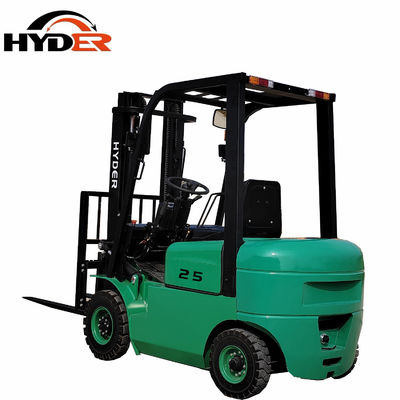 2500kgs Warehouse Electric Forklift with 500mm Load Center Mosfet/AC Power Source