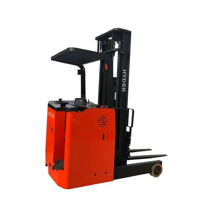 AC Motor 1600kg 1.6ton Narrow Aisle Electric Reach Pallet Stacker for Warehouse CE