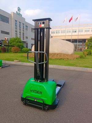 700kg Semi Electric Self Loading Stacker with AC Motor 800mm-1600mm Lifting Height