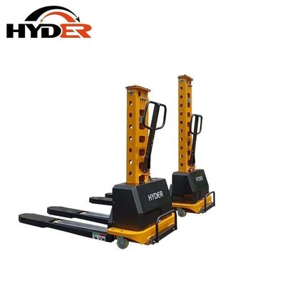 HSLS700 Semi Electric Self Loading Stacker for 800mm-1600mm Lifting Height in Warehouses