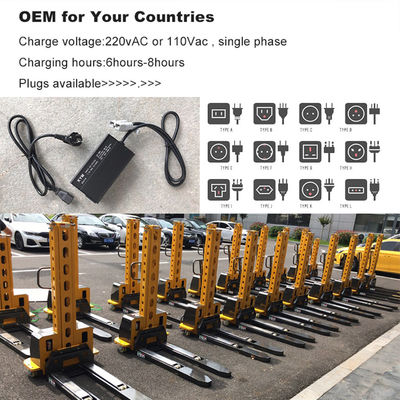 HSLS700 Semi Electric Self Loading Stacker for 800mm-1600mm Lifting Height in Warehouses