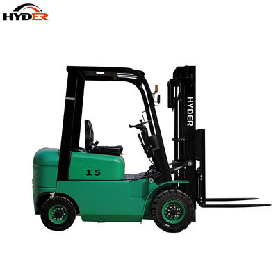 AC Motor 1.5ton 1500kg Counterbalanced Electric Pallet Forklift with Lithium Battery