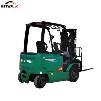 Solid Tire Type 2000kg 2ton Electric Forklift Truck with CE Manufacture Hyder Hydraulic