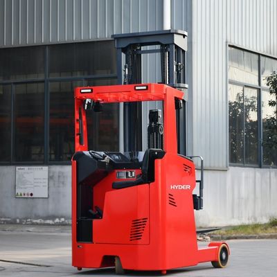 Fuel Electric Seated Reach Truck Battery Powered Forklift 2000kg 2ton for Narrow Aisles