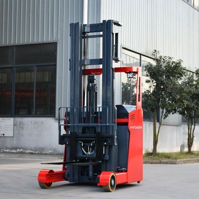 Fuel Electric Seated Reach Truck Battery Powered Forklift 2000kg 2ton for Narrow Aisles