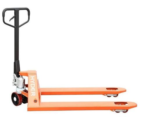 Smooth Rolling Wheels for Easy Maneuvering Low-Profile Pallet Jack HMP20 1653X685X1130MM