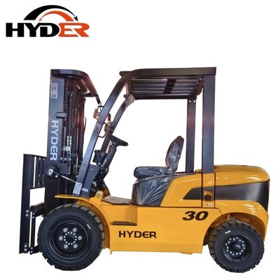 CE Certified 3 Ton Diesel Forklift Truck 3000mm-6000mm Lift Height Pneumatic/Solid Tire
