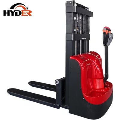 Electric Stacker 1000kg Hydraulic Power Walkie Forklift Truck for Hyder Battery Operation