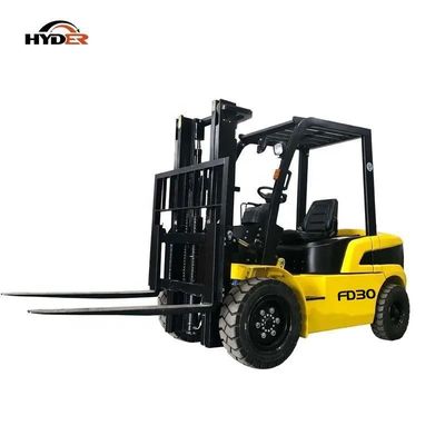 Hyder Diesel Forklift 3000kgs with Package Gross Weight of 4280.000kg