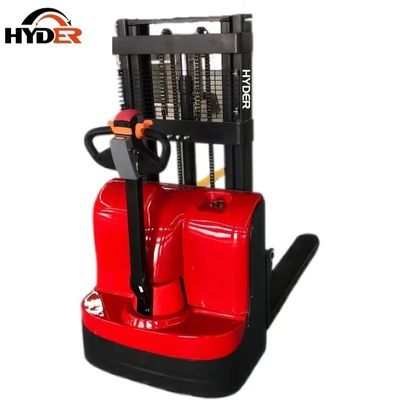 Lift Motor DC Motor 1.0-1.5t Load Capacity Semi Electric Stacker for Warehouse Logistic