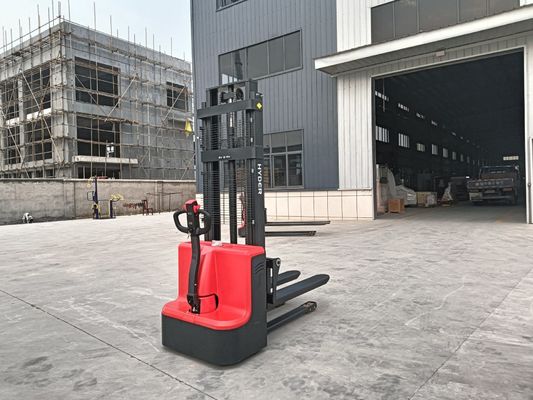 Lift Motor DC Motor 1.0-1.5t Load Capacity Semi Electric Stacker for Warehouse Logistic