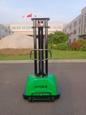 700kg Semi Electric Self Loading Stacker with AC Motor 800mm-1600mm Lifting Height