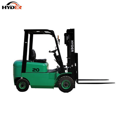 2535*1160*2095mm 2ton 2000kg 3stage Mast 6m Electric Pallet Forklift with Solid Tyres