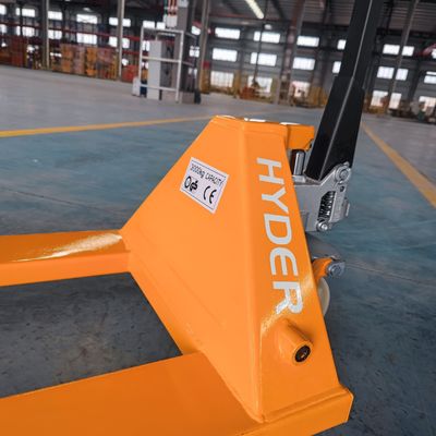 2500kg Loading Capacity Polyurethane Wheels Material Handling Equipment Pallet Truck