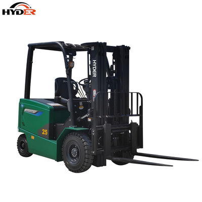 DC Motor 2.5ton 2500kg Counterbalance Electric Forklift with Side Shift and Solid Tyres