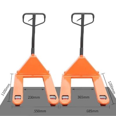Customized Color and Fork Width 550/685mm Hyder 2.5ton 2500kgs Manual Forklift Truck Jack