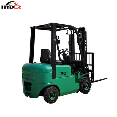 Green 2.0ton Load Capacity Lithium Battery Electric Forklift Suitable for Any Industry