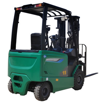 Four Wheel Electric Forklift with Hydraulic Counterbalance and 2250*1160*2040mm Size