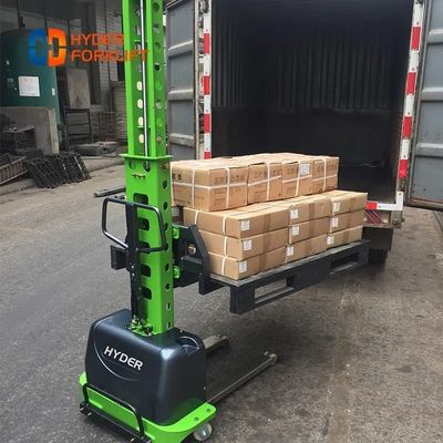 800mm Lifting Height Battery Powered Semi Electric and Full Electric 500kg Pallet Lifter