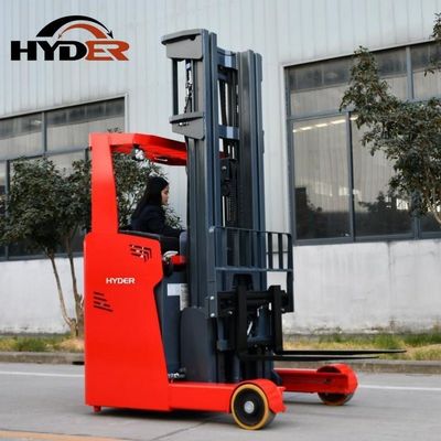 1600kg 2ton Narrow Aisle Electric Reach Forklift Truck with Lift Height 4.6-10m and AC Motor