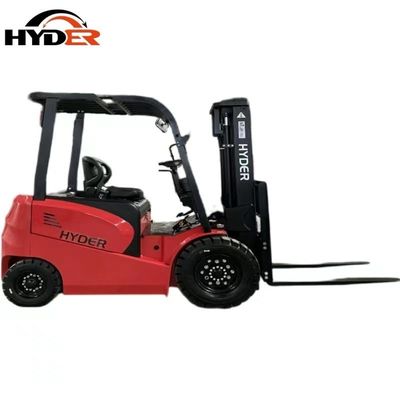 Hyder 4 Wheel Powered Battery 2.5t Electric Forklift Professional for in Warehouse