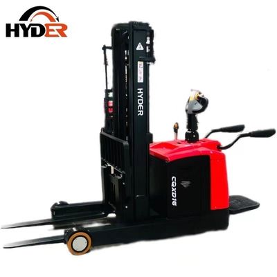 Narrow Aisle Warehouse Electric Stacker Reach Truck Forklift 1.5ton 1500kg DC Motor