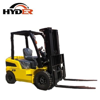 High Load Center Hyder 2.5ton Diesel Forklift with Powerful Performance and Design